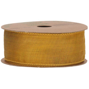 wstążka RAMIE 40mm*10m OCHRE