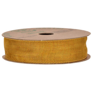 wstążka RAMIE 25mm*10m OCHRE