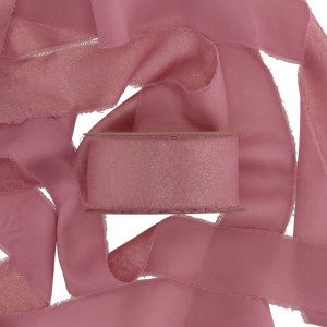 wstążka błyszcząca SERAPHINE 50mm*10m DARK PINK