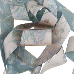 wstążka PRINTEMPS 4cm*10m LIGHT BLUE