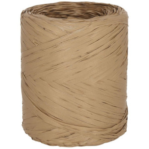 rafia syntetyczna 1cm*200m natura c.- (kraft)