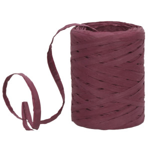 rafia papierowa 5-8mm*100m BORDEAUX