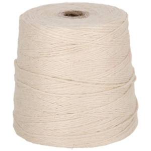 1kg sznurek jutowy 2mm WHITE