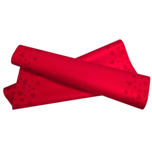 folia ozdobna (FM) 50cm*8,5m serca na brzegach