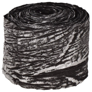 wstążka papierowa metalizowana 8cm*10m czarna