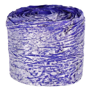 wstążka papierowa metalizowana 8cm*10m chaber-sreb