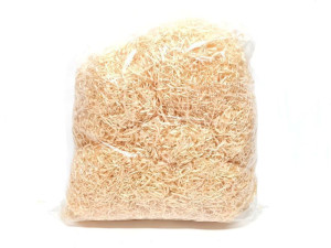 1kg wypełniacz - wełna drzewna 4mm wiolina natura