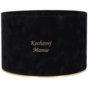 flowerbox ...Mamie welur wys:20 szer:30 czarny