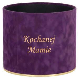 flowerbox ... Mamie wys:13 szer:15 fioletowy