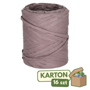16szt rafia syntetyczna 1cm*200m brudny róż