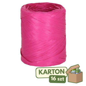 16szt rafia syntetyczna 1cm*200m amarant