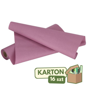 16szt papier karbowany 50cm*10m lawendowy
