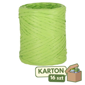 16szt rafia syntetyczna 1cm*200m zielony