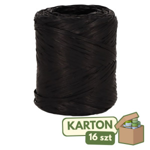 16szt rafia syntetyczna 1cm*200m czarna