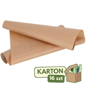16szt papier karbowany 50cm*10m kraft