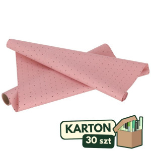 30szt folie satynowe(FM) w kropki czarne 50cm*8,5m