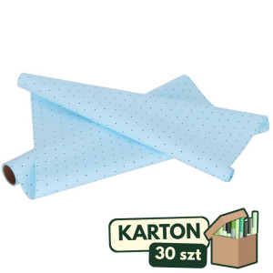 30szt folie satynowe(FM) w kropki czarne 50cm*8,5m
