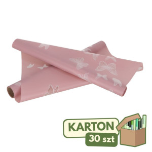 30szt folie satynowe (FM) 50cm*8,5m motyle