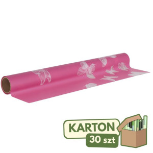 30szt folie satynowe (FM) 50cm*8,5m motyle