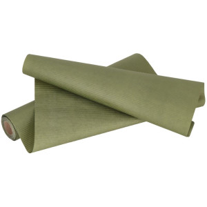 papier karbowany 50cm*10m ciemnooliwkowy
