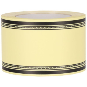 szarfa 7,5cm*50y Cleopatra ecru z czarnym