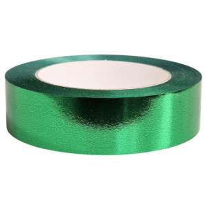 wstążka PCV metalizowana 3cm*50y zielona