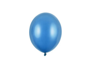 100szt balony Strong 12cm Metallic Caribb. Blue