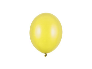 100szt balony Strong 12cm Metallic Lemon Zest