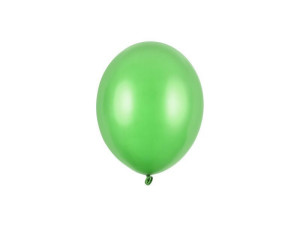 100szt balony Strong 12cm Metallic Bright Green