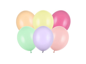 100szt Balony Strong 12cm Pastel Mix