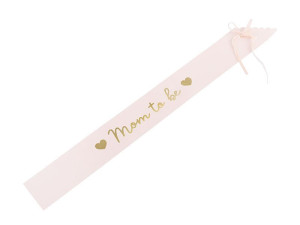 szarfa Mom to be wys:75 cm blady róz
