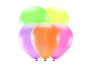 5szt balony neonowe 25cm mix