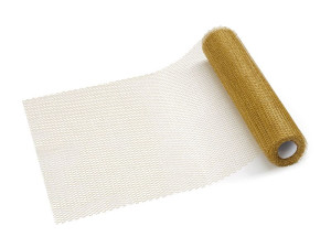 Bieżnik siatka 36cm*9m złota