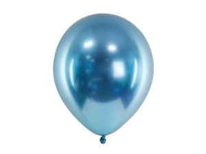 10szt balony Glossy 30cm niebieski