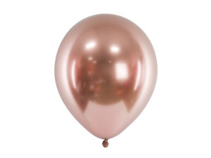 10szt balony Glossy 30cm rosegold