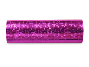 18szt Serpentyny holograficzne, różowy, 3,8m