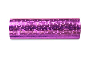 18szt Serpentyny holograficzne, różowy, 3,8m
