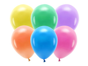 10szt Balony Eco 26cm pastelowe, mix