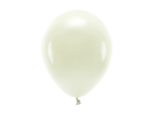 100szt Balony Eco 26cm pastelowe, kremowy