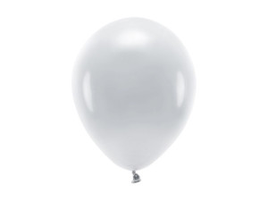 10szt Balony Eco 26cm pastelowe, szary