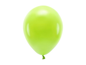 100szt Balony Eco 26cm pastelowe, zielone jabłuszk