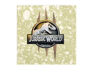 20szt Serwetki Jurassic World, 33x33 cm, mix