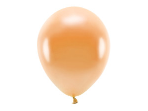 10szt Balony Eco 30cm metalizowane, pomarańczowy