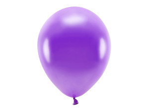 100szt Balony Eco 30cm metalizowane, fiolet