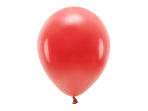 10szt Balony Eco 30cm pastelowe czerwone