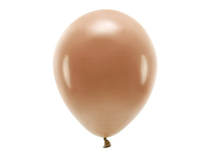 100szt Balony Eco 30cm pastelowe, czekoladowy brąz