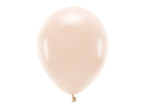 100szt Balony Eco 30 cm pastelowe, jasny brudny ró