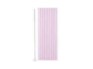 12szt Słomki plastikowe, 23 cm, fioletowy