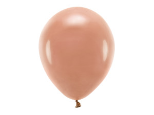 10szt Balony Eco 30cm pastelowe, brudny róż