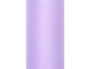 Tiul gładki, liliowy, 0,15 x 9m (1 szt. / 9 mb.)